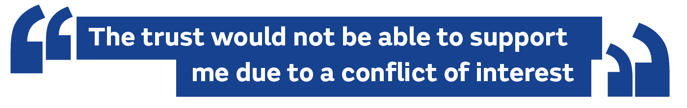 All I can say is, when you need a calm head in a crisis, talk to Medical Protection