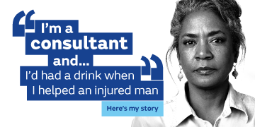 I'd had a drink when I helped an injured man