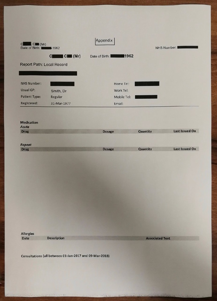 A good example of redaction A good example of redaction