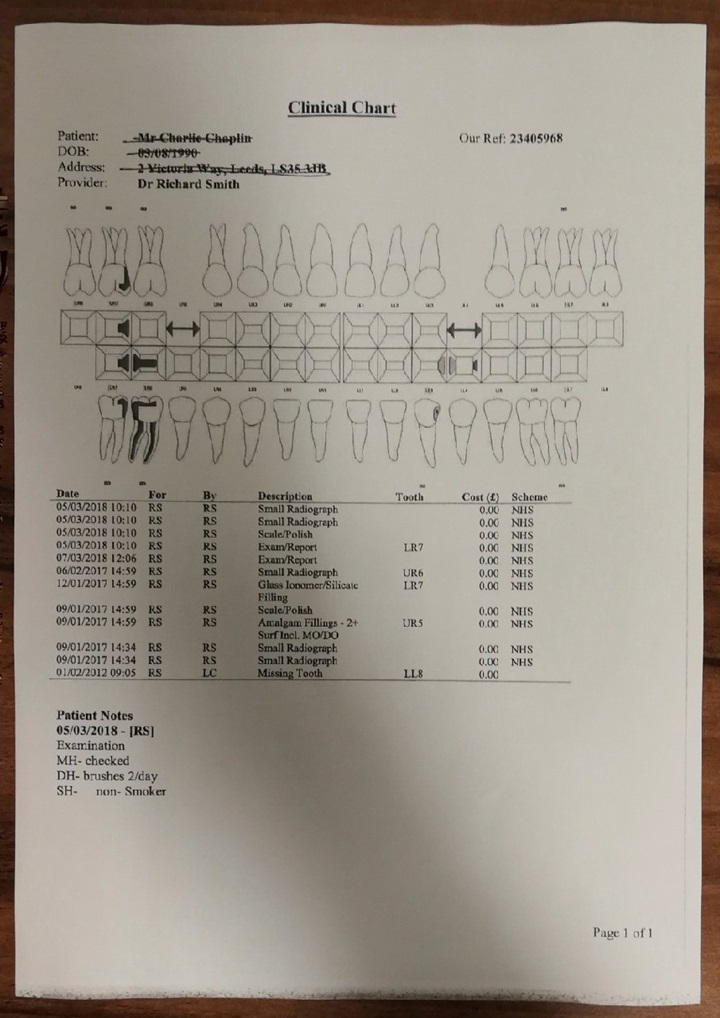 Example 1 of poor redaction Example 1 of poor redaction